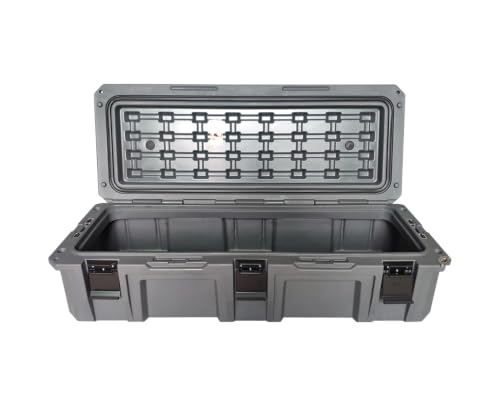 Overland Vehicle Systems 40100021 Dark Gray 117 QT Dry Box Storage with Drain and Bottle Opener |...