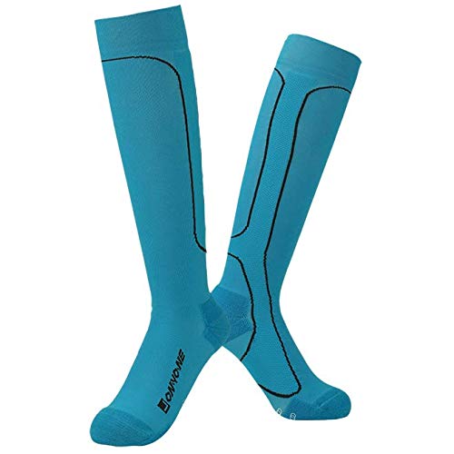 [オンヨネ] OKA96252 腱力ソックス パフォーマンスロング メンズ 614008ターコイズ 日本 M(24～26cm) (日本サイズM相当)