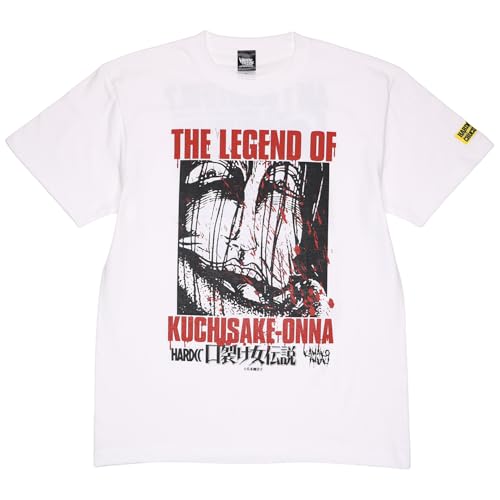 [ハードコアチョコレート] 犬木加奈子 口裂け女伝説 (××子ホワイト)(SS:TEE)(T-2537IW-WH) Tシャツ 半袖 XXL ホワイト