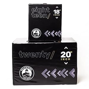Bells of Steel 6-in-1 Foam Plyo Box – for Commercial and Home Gym – Use for Box Jumps, Step-Ups, Knee-ups, Lunges…