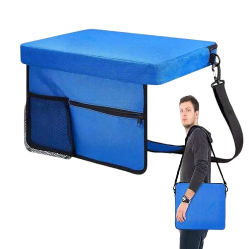 Cojín para Estadio,Colchón Portátil Para Exteriores - Cojín Suave Impermeable para Asiento con Correa para Hombro, para Uso en Playa, Camping, Parque, Picnic, Gradas, Viaje, Concierto y Estadio
