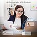 EpochTec 8MP Camera Glasses, AI Smart Glasses with Real-Time Translation & Object Analysis | HD 1200P 4K Video Recording, No WiFi Required Color-Change Sunglasses with Camera for Men Women (32GB)