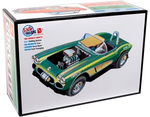 Platz AMT 1/25 1962 Chevrolet Corvette 3 en 1 miniatura 1