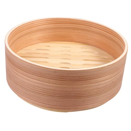 MAGICLULU Cestello Per Cottura Vapore in Bambù Sfiato Per Pentole Vaporiera Per Pane Carne Verdure Riso Pesce Leggero e Portatile Per Cucina Di Casa