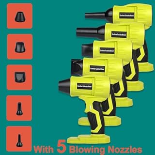 Air Blower Brushless for Ryobi 18V Battery，Cordless Duster with Infinitely Adjustable Speed，96000 RPM,for Jobsite Camping & Pool Toy(Battery not Included)