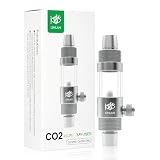 LINLAN Aquarium Inline CO2 Diffuser - Center Disc with Viewing Window, High Dissolution Rate, Essential for Low/Medium Flow Systems, Fits 5/8' (16mm ID Filter Hose