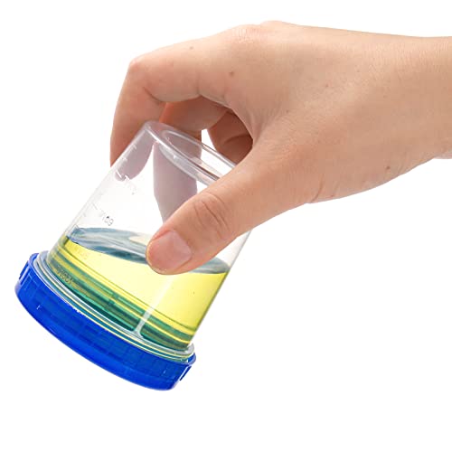 Frcctre 30 Pack 4 Oz Specimen Cups with Leak Proof Screw on Lid, Disposable Non-Sterile Urine Specimen Cups with 40 Pcs Stickers, Specimen Collection Containers Specimen Jar - Thumbnail 4