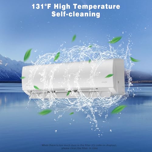 Jinjunye KF450037 18000Btu Mini Split Air Conditioner Ductless Inverter Heat Pump thumb #7
