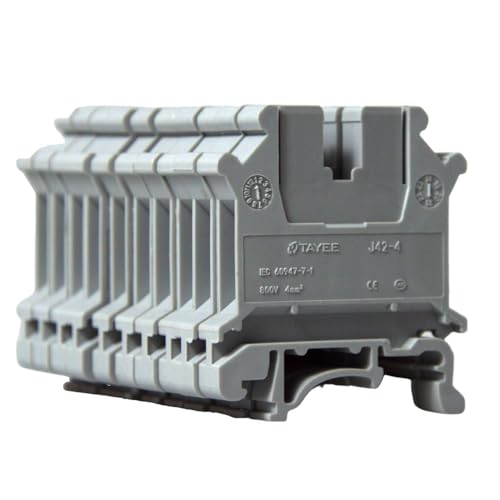 Bornier de rail DIN J42-4 universel pour sécuriser les faux contacts électriques