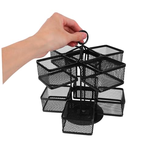 BEBEMOKO 360-Degree Tea Bag Storage Organiser - Stylish Rotating Carousel Box for Kitchen and Hotel Storage - Image 9