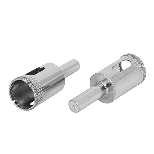 Sierra de Agujero Diamantada 20mm para Vidrio 2 Piezas miniatura 1