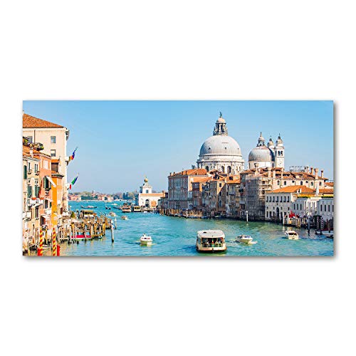 Splashback guard en verre bleu 120x60 panneau mural cuisine