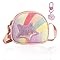 ChAusa Stile Principessa Carino Borsetta Bambina, Leggere Tracolla Mini Beauty Case Bambina, Borsa Piccola con Tracolla Regolabile, Idea Regalo Piccola Ragazza Compleanno Natale