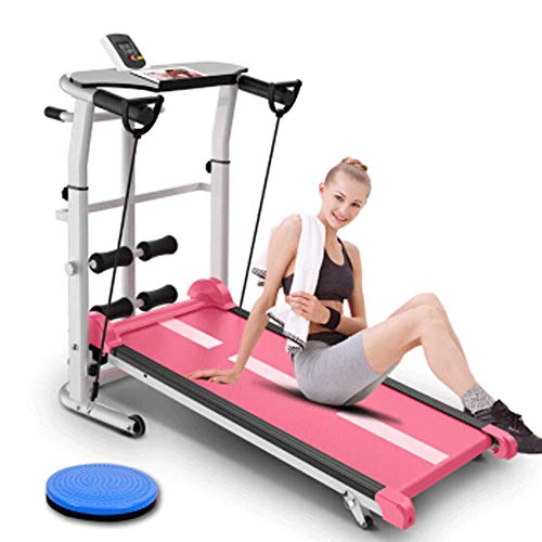 Image of Household Mini Treadmill Foldable Multifunctional Silent Fitness Equipment Small Simple Treadmill Walking Machine