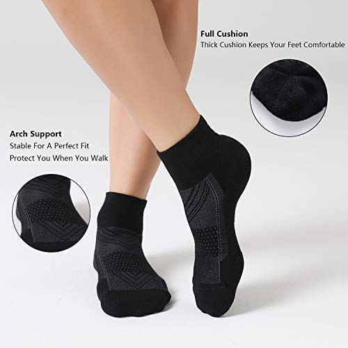 Cs Celersport B07QN3C3QJ Celersport 6 Pack Men'S Ankle Socks With Cushion, Sport Athletic Running Socks thumb #4