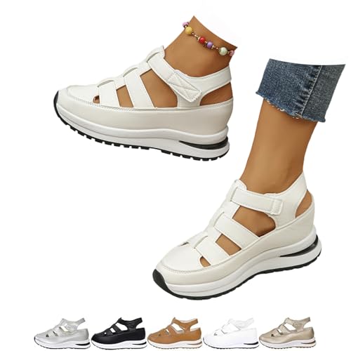 Bomre Shoes, Bomre Orthopedic Sandals for women, Women's Hollow Out Breathable Platform Sandals Sneakers