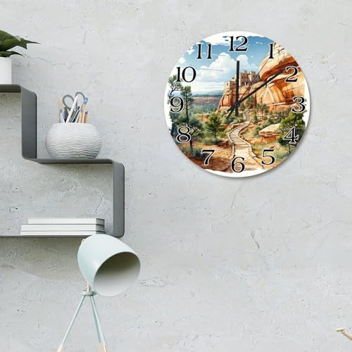Horloge murale moderne design bois noble finitions soignées