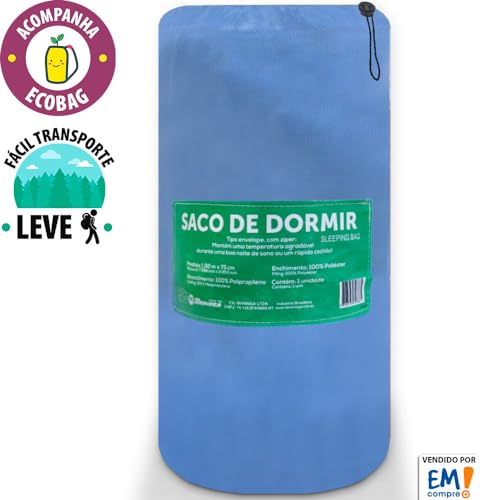 Colchonete ou Saco de Dormir Multiuso Camping Pesca Acampamento Noite do Pijama Com Bloqueador Bacte