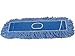Rubbermaid Commercial Products Twisted Loop-Dust Mop Head Replacement 25-Inch Blue Cotton Refill for Industrial Use Fits Standard Size Mop Frame