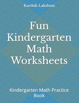 Paperback Fun Kindergarten Math Worksheets: Kindergarten Math Practice Book