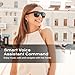 Bluetooth Glasses for Women & Men, Smart Audio Sunglasses for Men with Built-in Speakers, UV400 Protection, Wireless Music & Calls, Lightweight Frame, Touch Control Compatible with iOS/Android