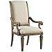 Hooker Furniture Solana Upholstered Arm Dining Chair in Light Oak (Set of 2)