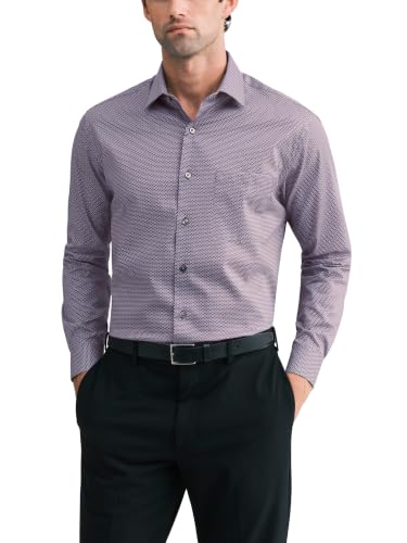 Image of Van Heusen Men's Dress Shirt Fitted Everyday Defense Stretch