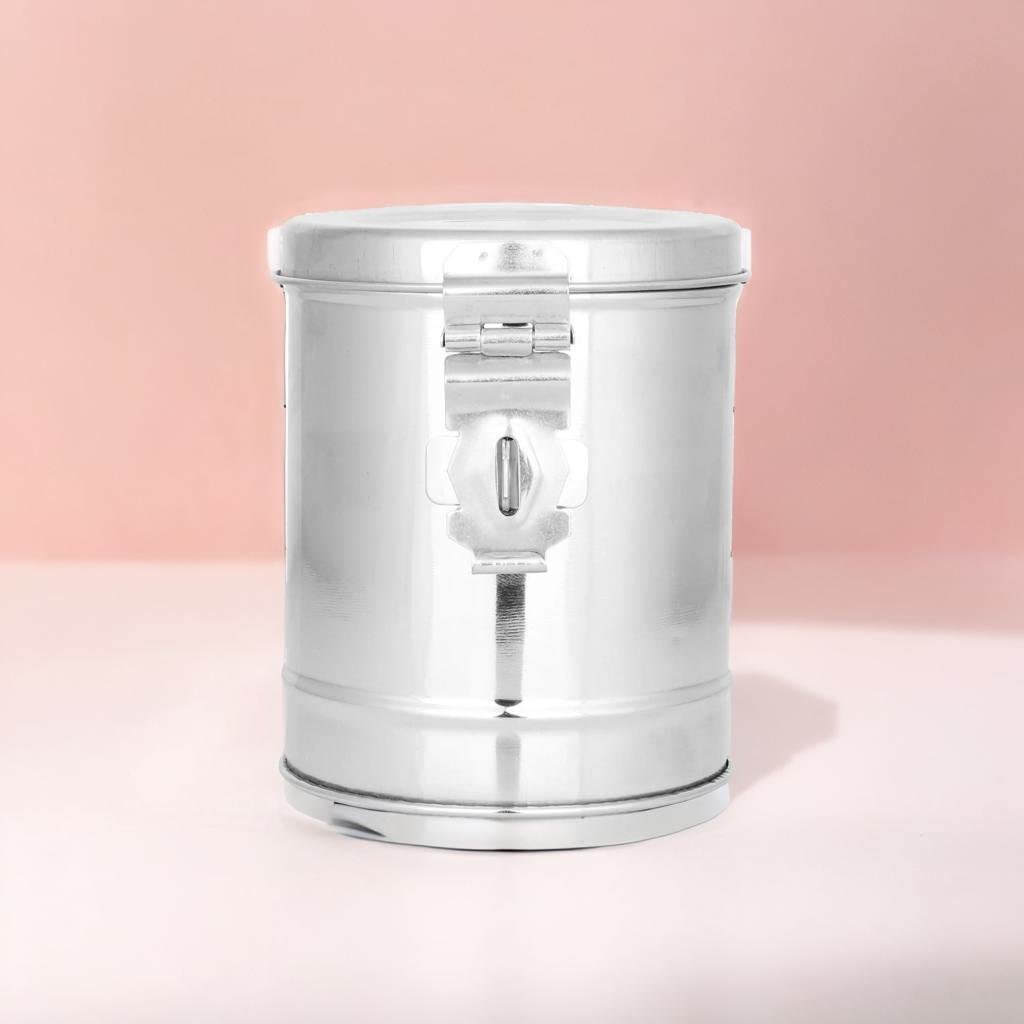 Jaimatasales | 100% Stainless Steel Round Shape Tropical Piggy Bank 14 Cm | Coin Box | Money Bank Container, Silver (B0C3RGDRQH) Amazon Price History, Amazon Price Tracker