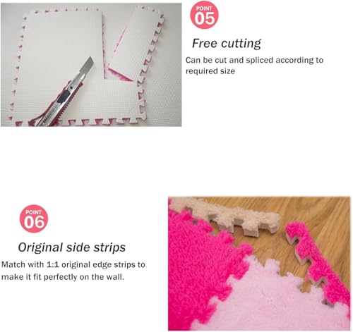 Tapis de sol en mousse douce isolant contre le sol froid pour chambre bébé