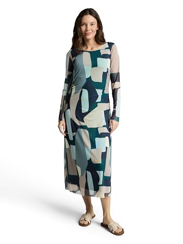 Robe Femme TOM TAILOR coupe fluide silhouette valorisée