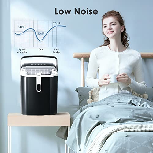 Xbeauty Máquina para Hielo Portátil de Mostrador 26lbs/24H miniatura 6