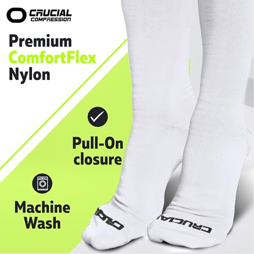 Image of Crucial Compression Socks for Men & Women (20-30mmHg) Running, Athletic, Travel