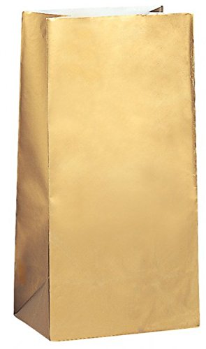 30 goldene Papiertüten