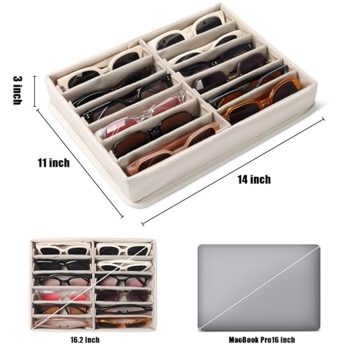 Image of Bukere Eyeglasses Storage Display Case Organizer