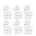 Door Window Alarm, Window Alarm Sensor, 6pack Pool Door Alarm Anti-theft Window Alarm Door Alarm Sensor Home Security Magnetic Sensor for Warehouse Home RV Security Door Window Alarm
