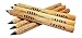 Lyra Ferby Short Tri grip Triangular Children Kindergarten Pencils, School supplies Beginner grip writing pencil for kids, Triangle Pencils, 6 Pencils