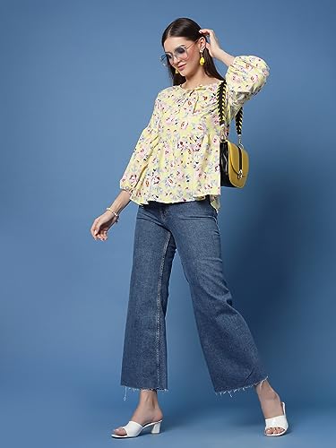Image of OOMPH! Women's Floral Relaxed Fit Tunic Shirt