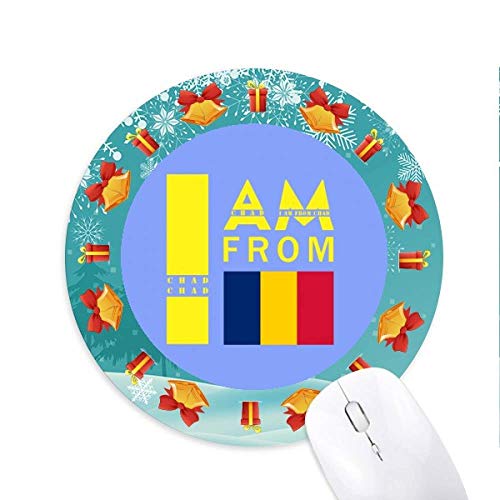 je suis du tchad tapis de souris souris ronds cadeaux de noël