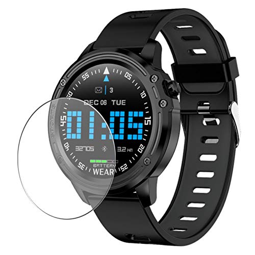 Vaxson 3 Pièces Film Protecteur d'écran en TPU, compatible avec Padgene L8 1.2' Smartwatch smart watch [pas en Verre Trempé] Screen Protector Guard