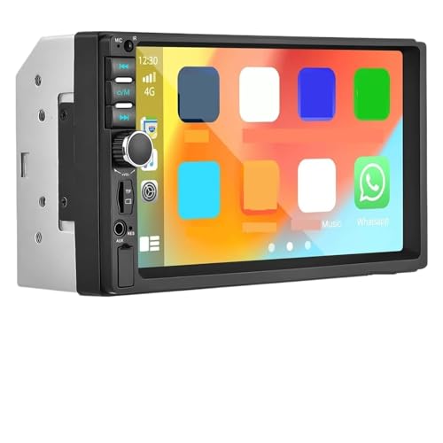 �p��Apple CarPlay��Android Auto�Ή��A7�C���`HD�^�b�`�X�N���[�����W�I���ڂ̃_�u��DIN�J�[�X�e���I �A���h���C�h�I�[�g