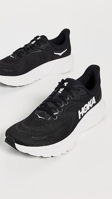 Image of HOKA Men's Clifton 9 Sneaker (Black-White-1, US Footwear Size System, Adult, Men, Numeric, Wide, 9.5)