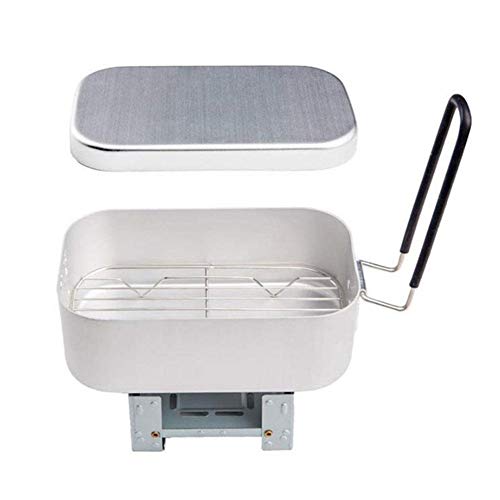 Reiskocher-Set Im Freien (Klappherd + Dampfgarer + Brotdose), Leichtes Kompaktes Kochgeschirr Zum Reiskochen - Ideal Für Camping, Wandern,