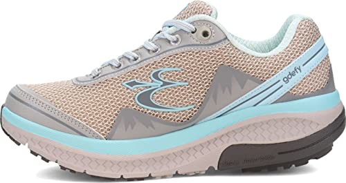 Gravity Defyer G-defy Women’s Pain Relief | Arch Support | Plantar Fasciitis | Foot & Knee Pain | Wide Shoes | Orthopedic | Heel Pain | Free Orthotic Included Grey Aqua