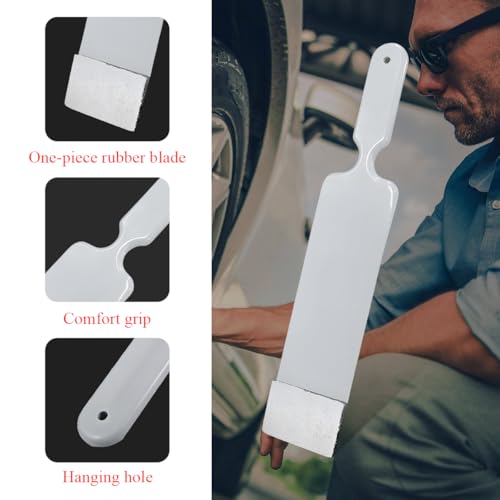 Image of Yourkar Car Paddle Squeegee, Flat Long Handle Window Tint Film Installation Tools, Paddle Scraper for Car Front and Rear Windows Glass Cleaning, Universal Car Accessories