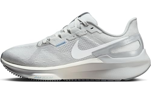 Nike Structure 25 Women's Road Running Shoes (DJ7884-012, Photon Dust/Light Smoke Grey/Psychic Blue/Summit White)