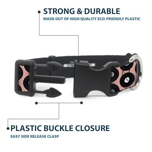 Cuello de clip de plástico Buckle Down con hebilla resistente para perros 5