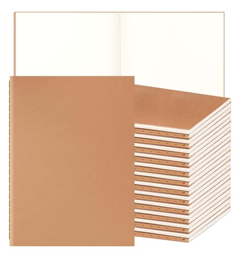 Carnet de notes A5 couverture kraft ALKALO pour école et dessin