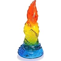 Woniyal Realistischer Dildo Oktopus Tentakel Dildos -19CM Silikon Analdildos Buttplug mit Starker Saugnapf Farbmischung Prostata Stimulation Anus Dilator Sexspielzeug für Männer Frauen Anfänger, Bunt