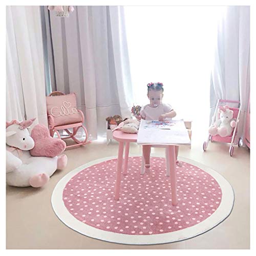 Ronde Vloerkleden Nursery stijl zachte Peuter van de Baby speelmat Kids Baby Room Childrens Oppervlakte Deken Mat for het Meisje van Baby Boy slaapkamer decor, 3 kleuren - Afbeelding 3