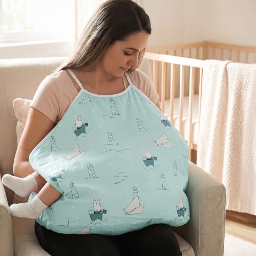 Image of BAYBEE Feeding Pillow for New Born Baby with Foldable Breastfeeding Cover | Feeding Cover for Nursing Mom with Adjustable Velcro & Back Support | Nursing Pillow with Removable & Washable (Green)